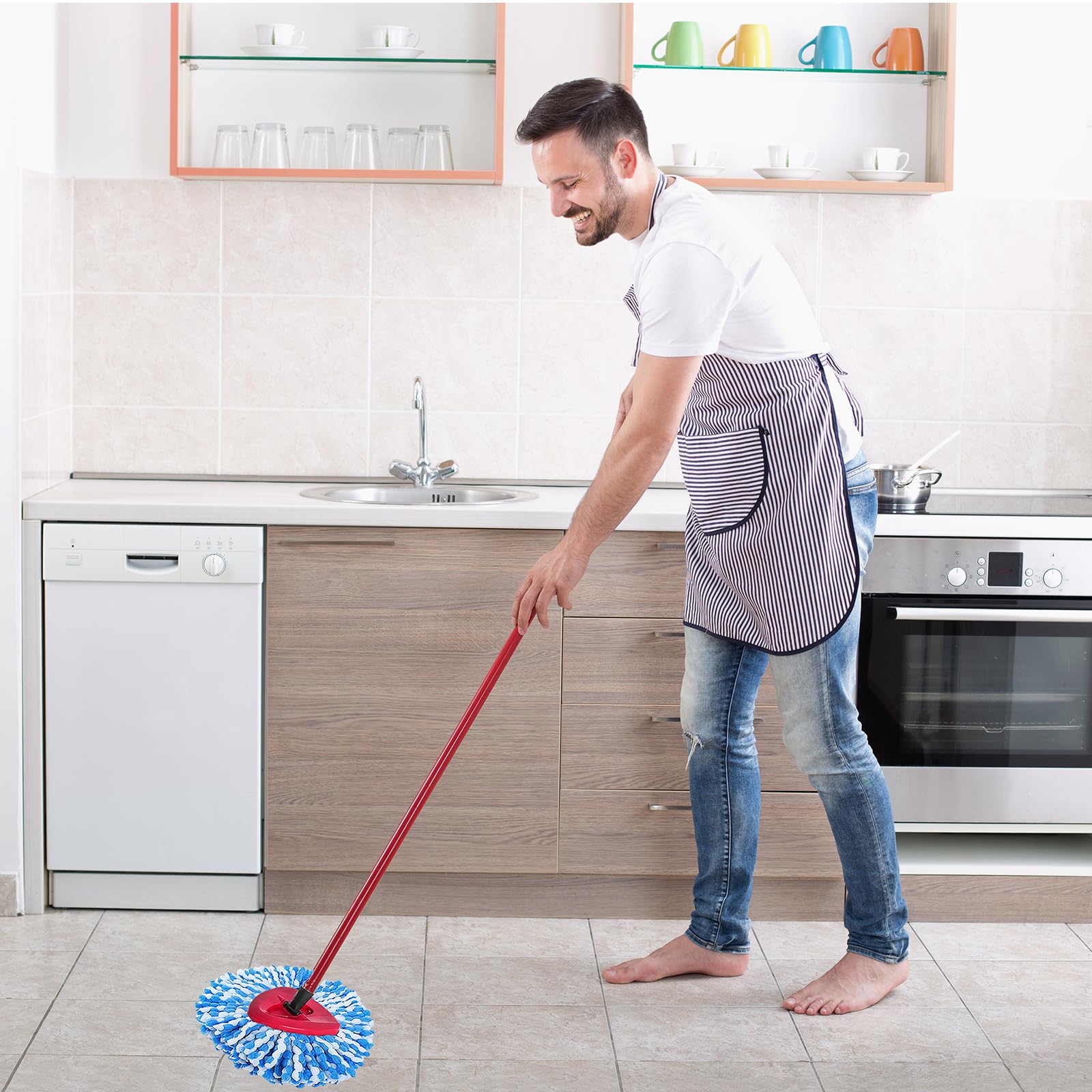 Spin Mop Replacement Head Compatible With O-Cedar 2 Tank