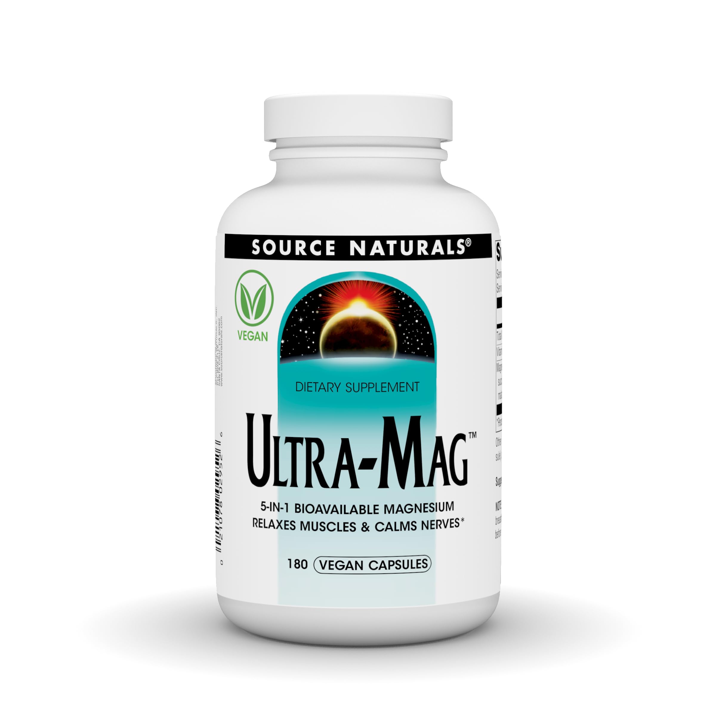 Source Naturals Ultra-Mag, 180 - Vegan Capsules