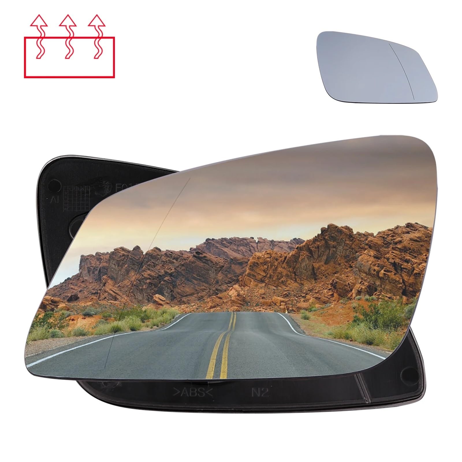 Vetro Dello Specchietto Retrovisore Specchietto retrovisore riscaldato per BMW F10 528i 550i 535i 2009-2016, F02/F10/F18 installare(Left and Right)