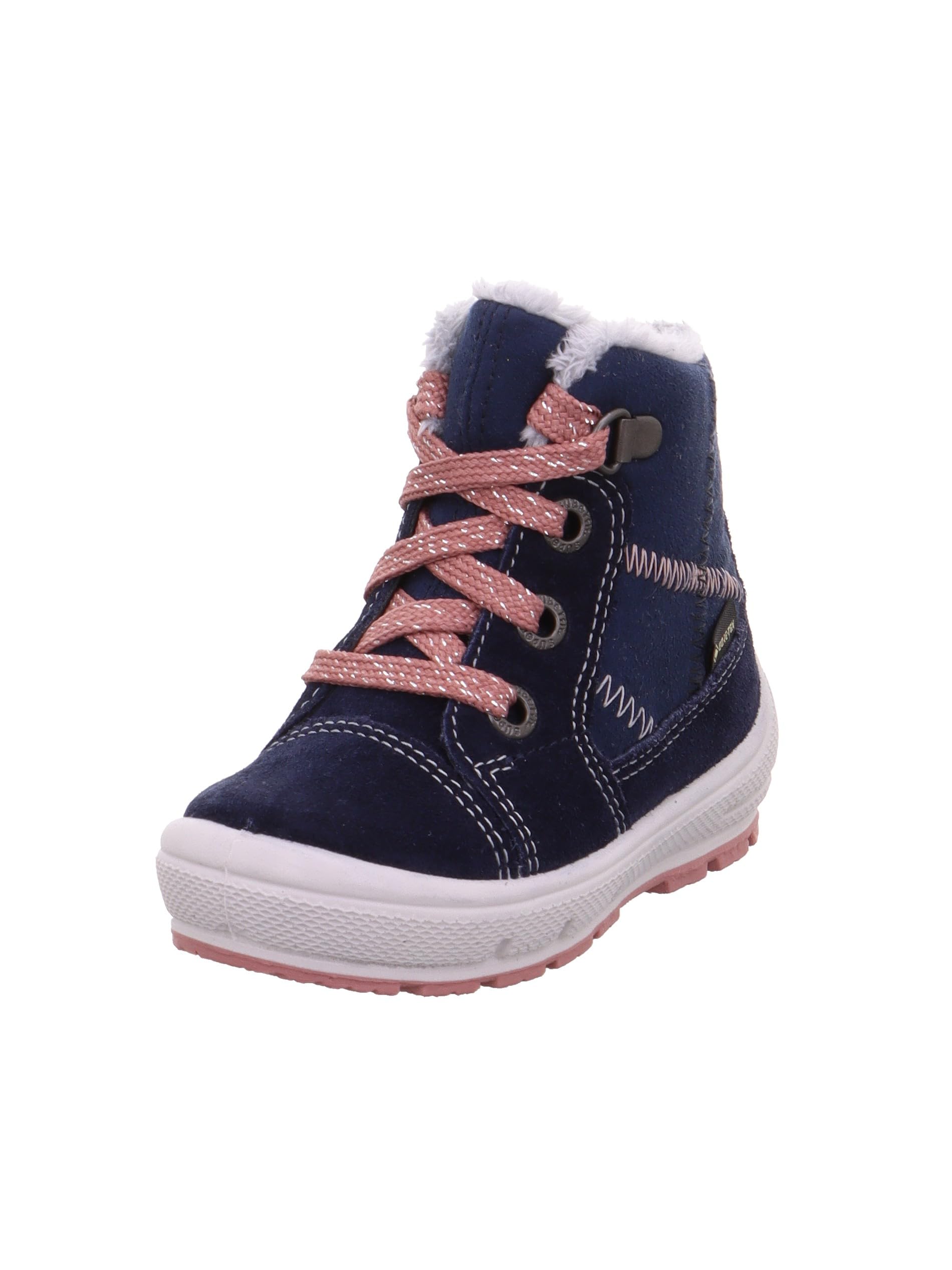 Superfit Groovy 8010 Snow Boots, Blue/Pink, 22 EU