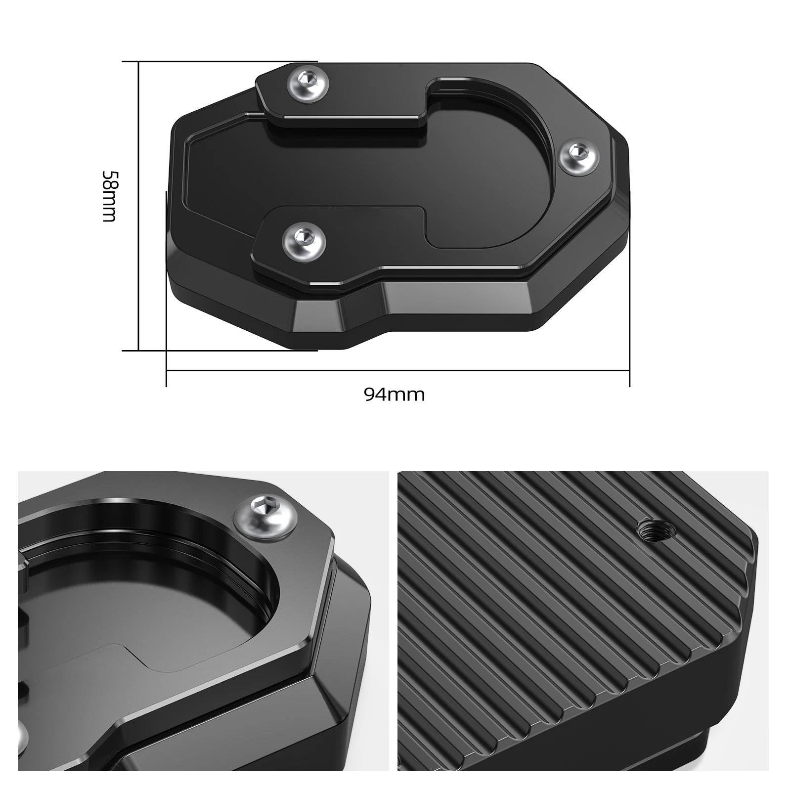 Piastra Cavalletto Laterale Per Harley Sportster S RH1250S 2021-2024 Piastra Di Supporto Allargata Per Cavalletto Laterale Laterale Supporto Estensione