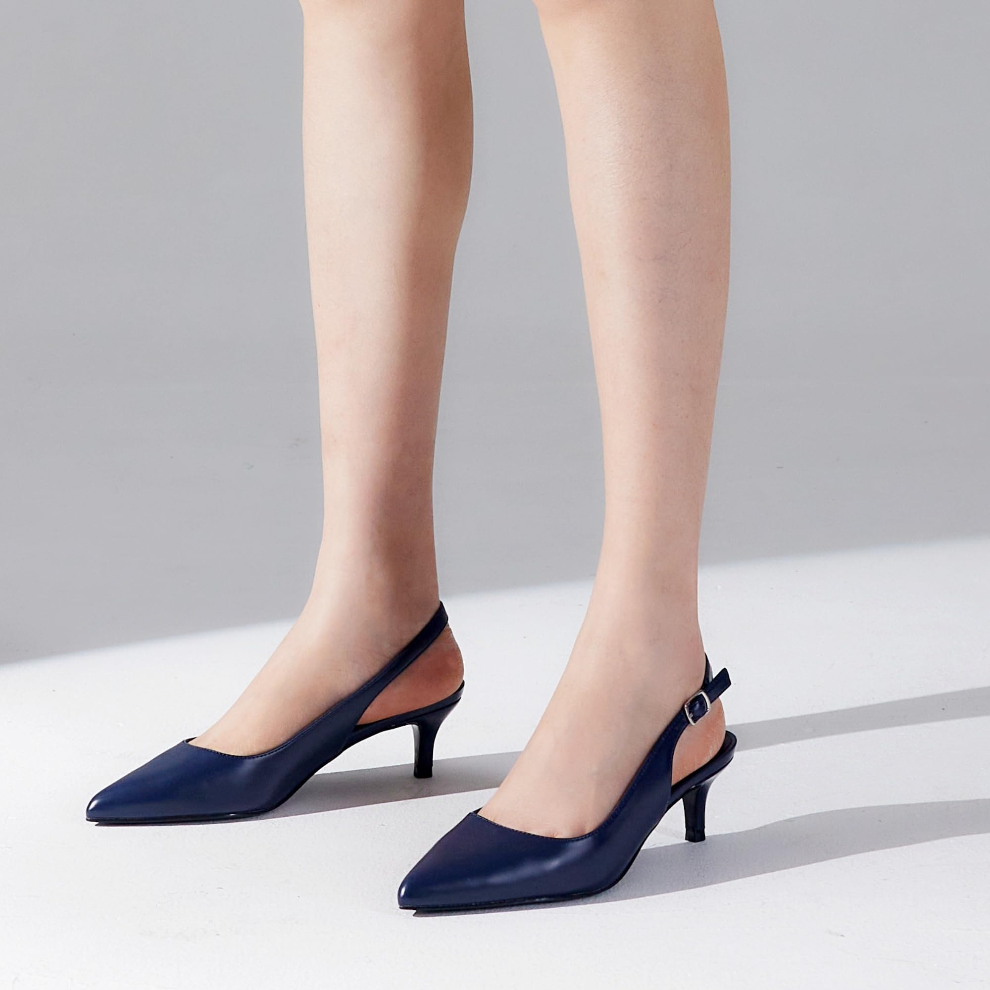 GENSHUO - Scarpe décolleté da Donna, con Tacco Alto a Spillo, Stile Sexy, Slip on, da Festa