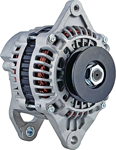 DB Electrical ROTA0218 Alternador Compatible con/Reemplazo Mitsubishi Vehículos Industriales Varios para Reloj 11 75 amperios Tipo de ventilador