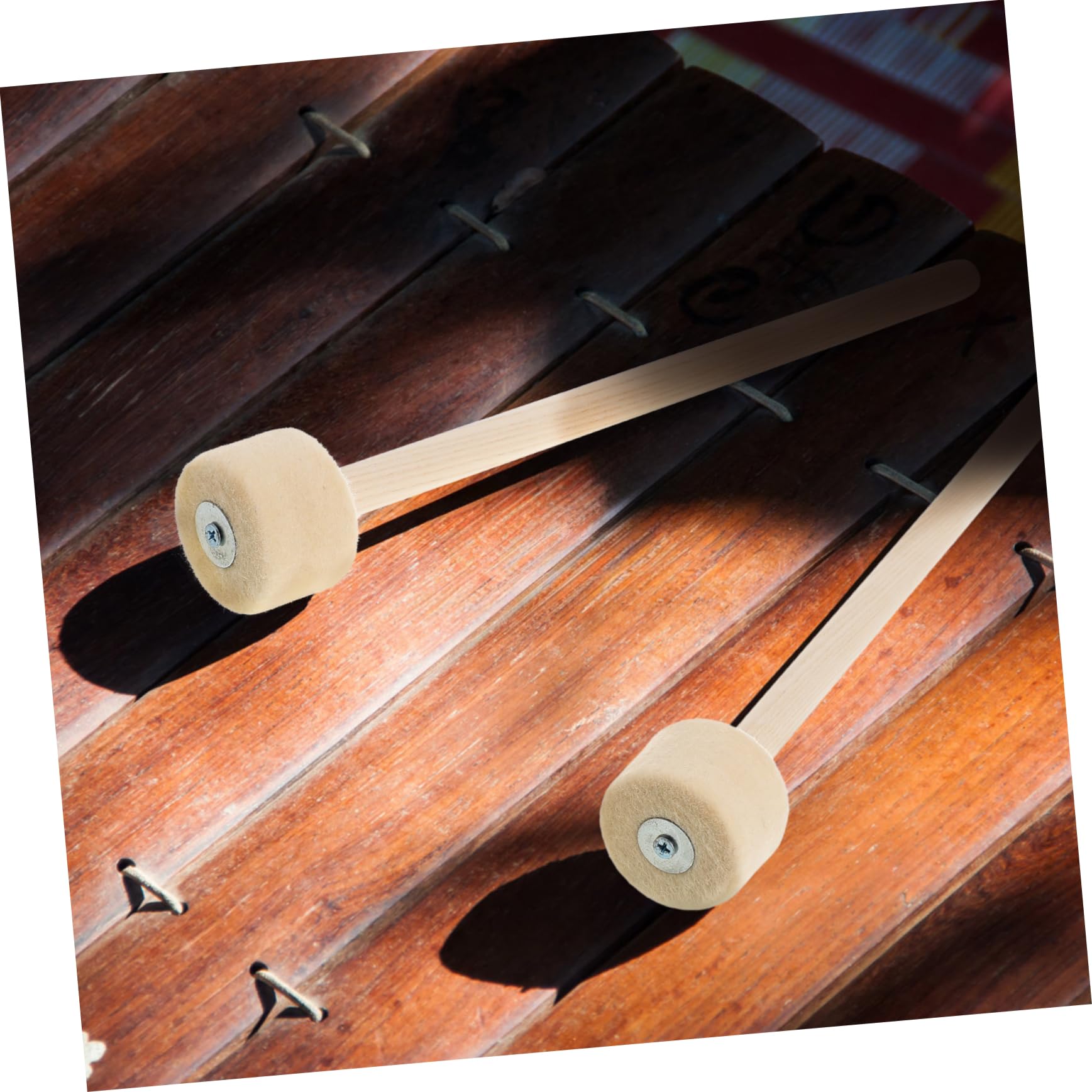 Sosoport 6 Pezzi Bacchette per Batteria Legno Bacchette per Percussioni Mallets per Timpani e Grandi Accessori Musicali per Musicisti e Praticanti