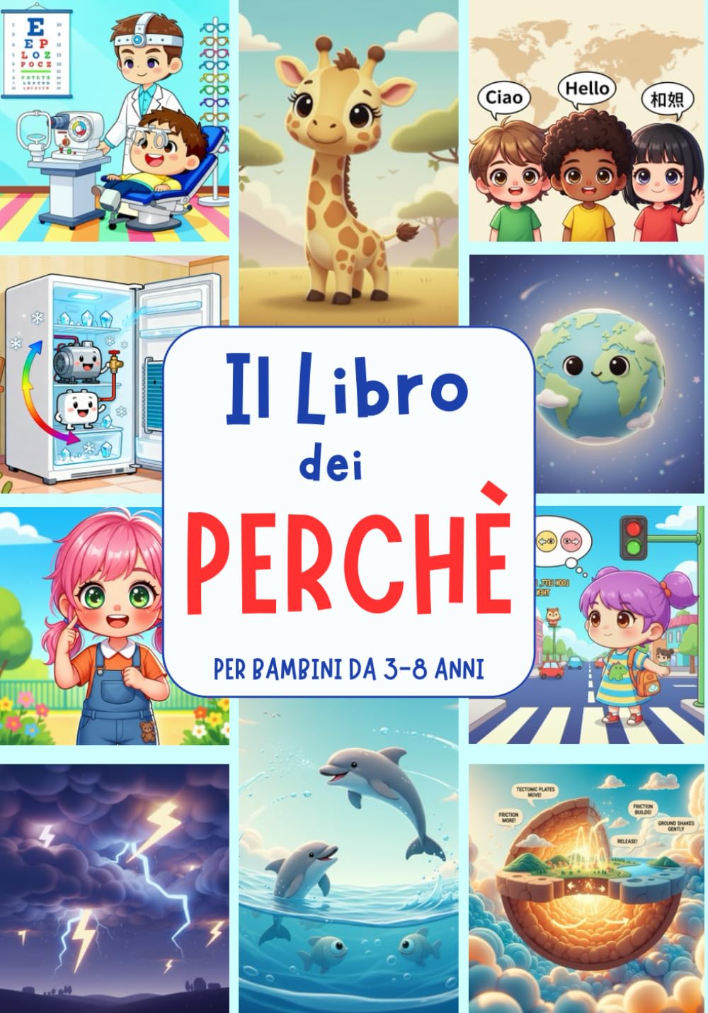 IL LIBRO DEI PERCHÉ: “Nuova edizione” Il libro perfetto per bambini curiosi dai 3 agli 8 anni - 250 perché da scoprire insieme!