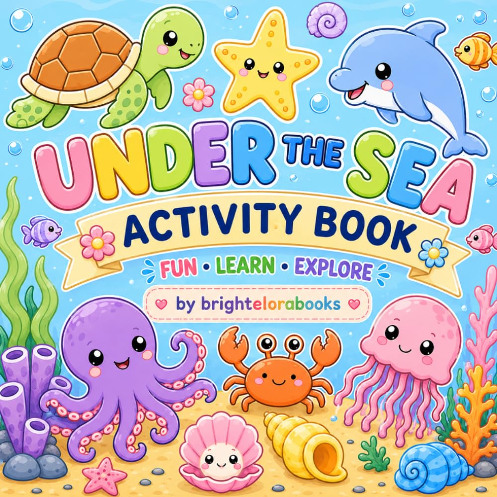 Under the Sea: Activity Book - Fun, Learn & Explore