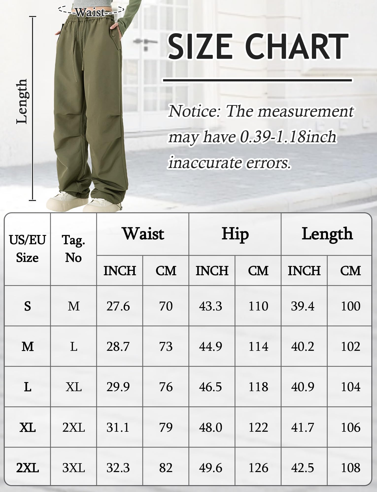FEOYA Pantaloni cargo da donna, impermeabili, leggeri, per camminare, escursionismo, convertibili, larghi, Y2K, per attività all'aperto, streetwear, safari