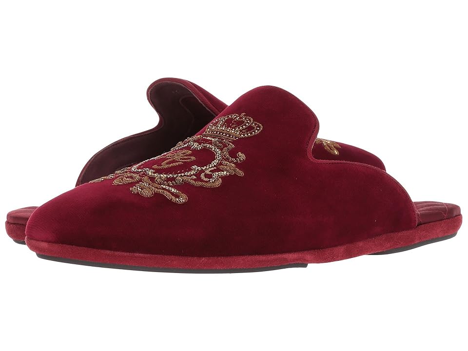 

Dolce & Gabbana Laurel and Crown Slip-On (Bordeaux) Men's Slip on Shoes, Burgundy