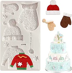 Luvas de malha molde para fondant