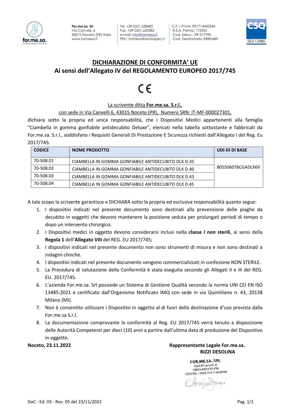 GIMA ANILLO INVÁLIDO diámetro 40 cm