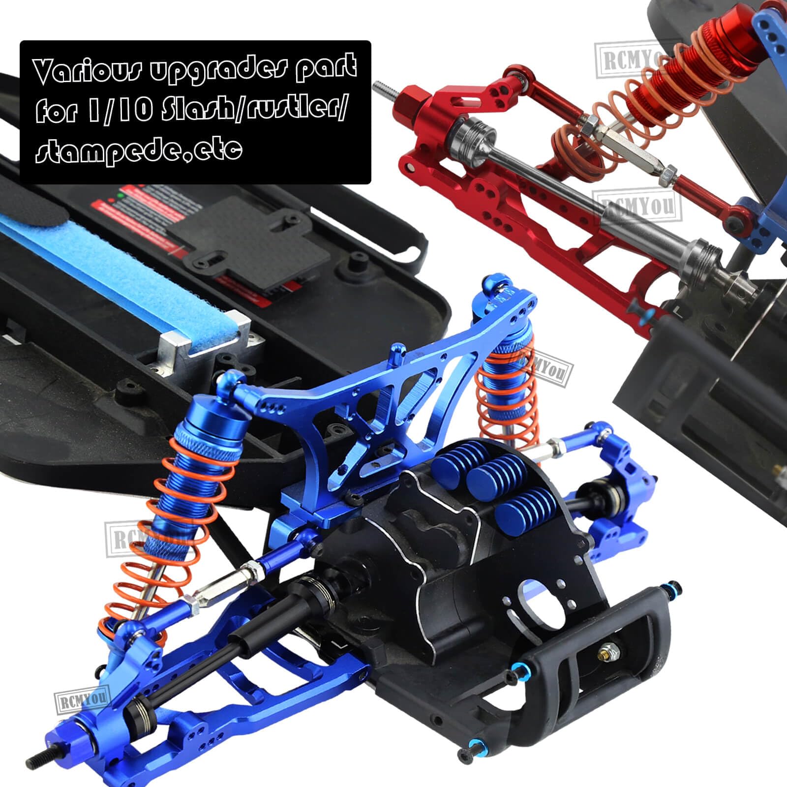 Traxxas LaTrax 1/18 Teton 4WD RC Truck - With Front & Rear Oil-Filled Shocks And Steel Springs - View #9