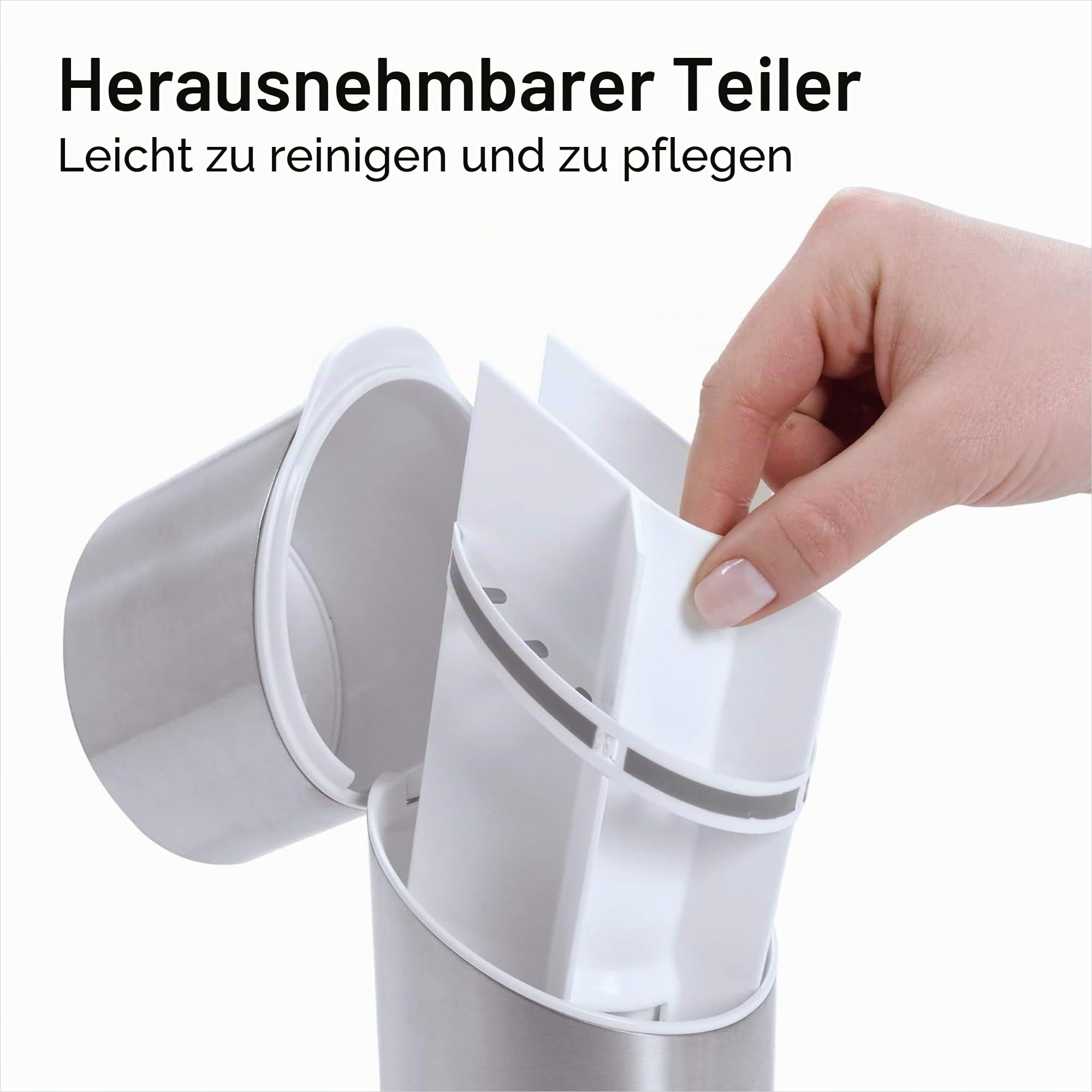 OXO Good Grips Zahnbürsten-Organizer aus Edelstahl, 24 cm