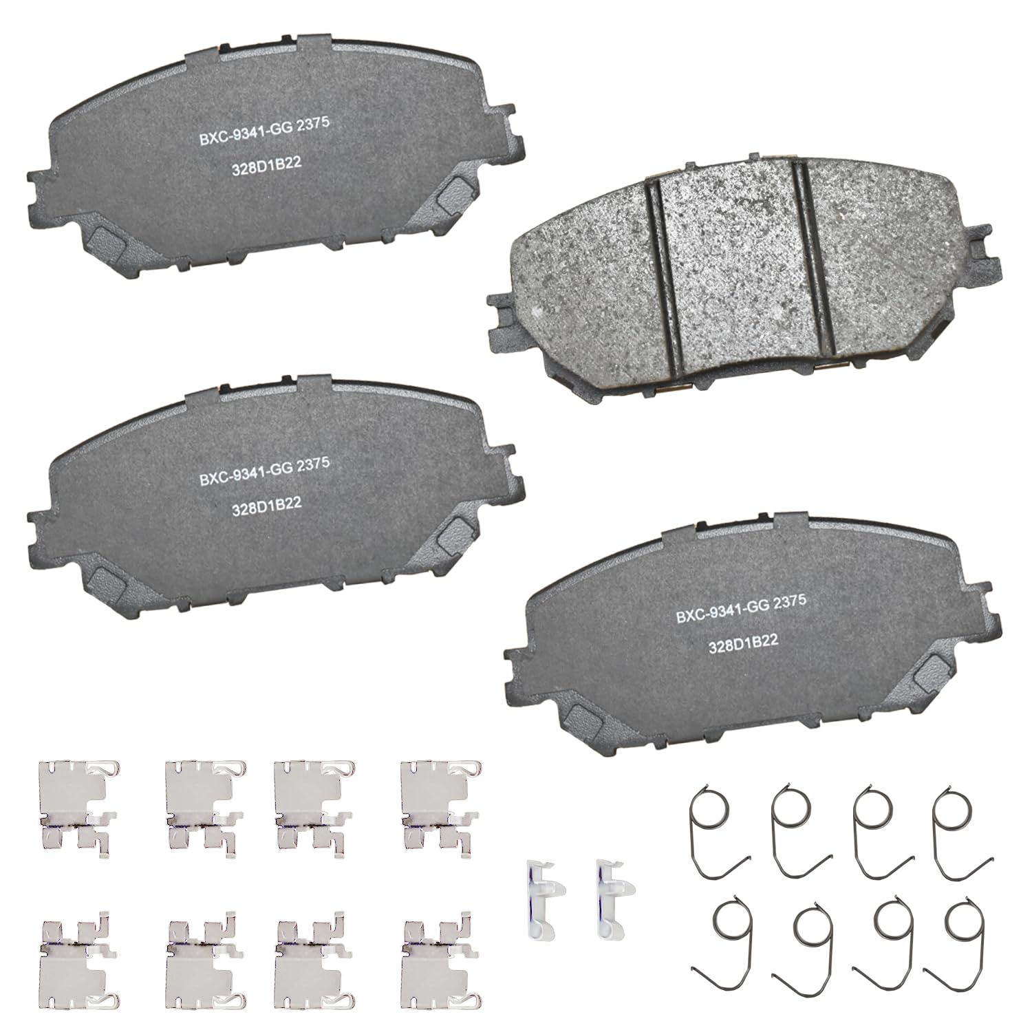 Bendix Premium SBC2375 Ceramic Front Brake Pads for Nissan Rogue 2024-2021