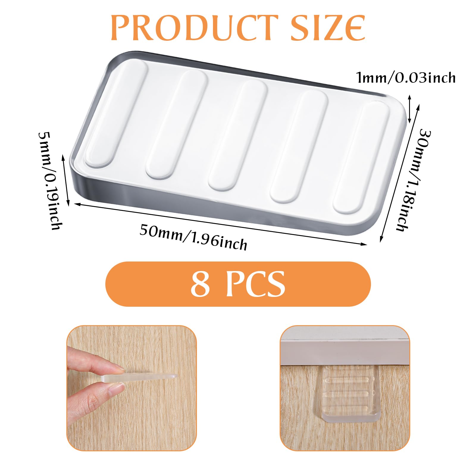 16 Kunststoff-Keile – 8 X 3 Cm – Zum Ausrichten Von Möbeln, Türen, Fenstern & Co. – Stabil & Wiederverwendbar