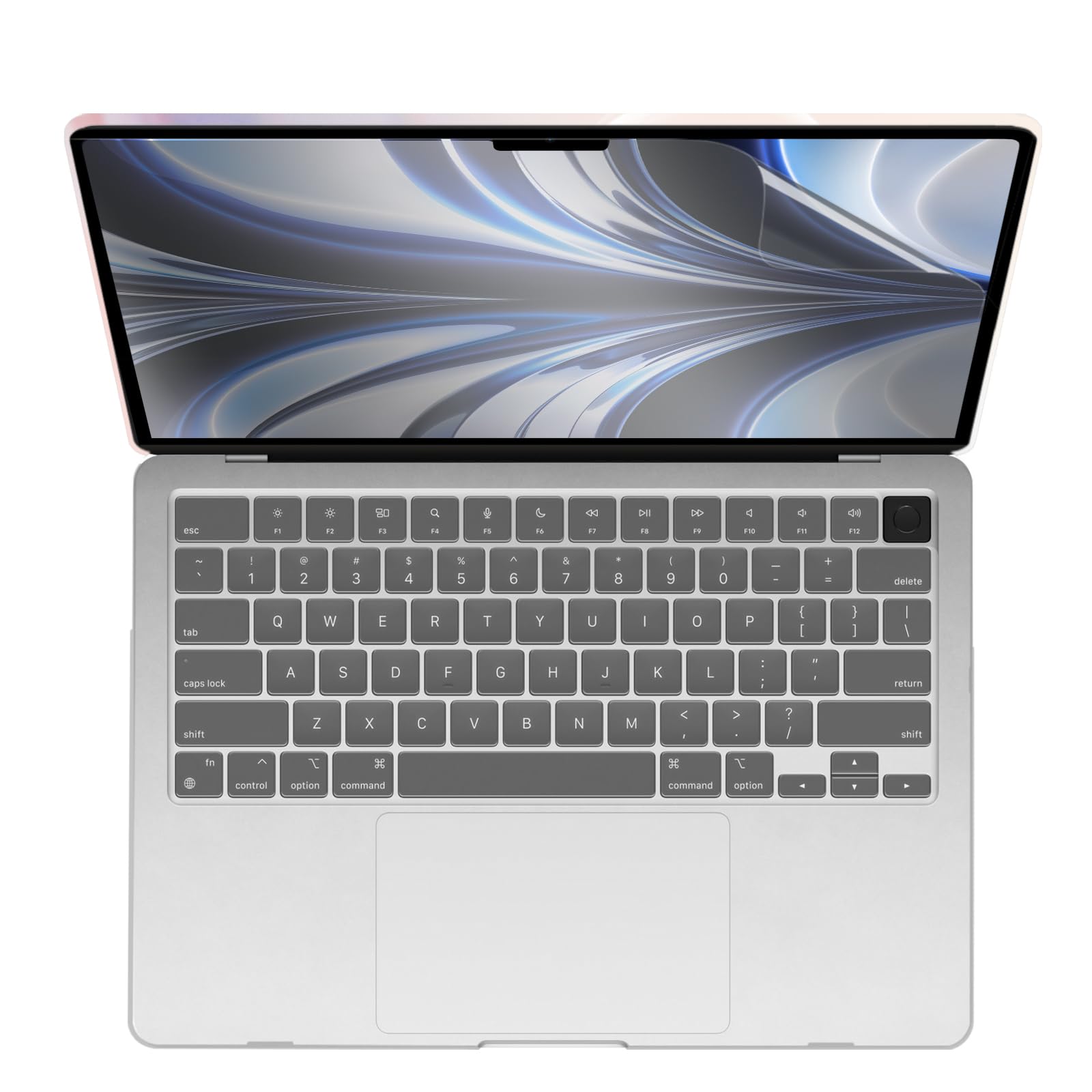 IBENZER Compatible con MacBook Air de 13 pulgadas 2025, 2024, 2023, 2022, M4, A3240, M3, A3113, M2, A2681, funda rígida y cubierta de teclado, película de pantalla y tipo C para Mac Air 13.6, burbuja