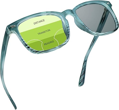 Miniatura 1 de YEIN Gafas presbiopicas multifocales progresivas, gafas de sol grises fotocrómicas, para hombresmujeres