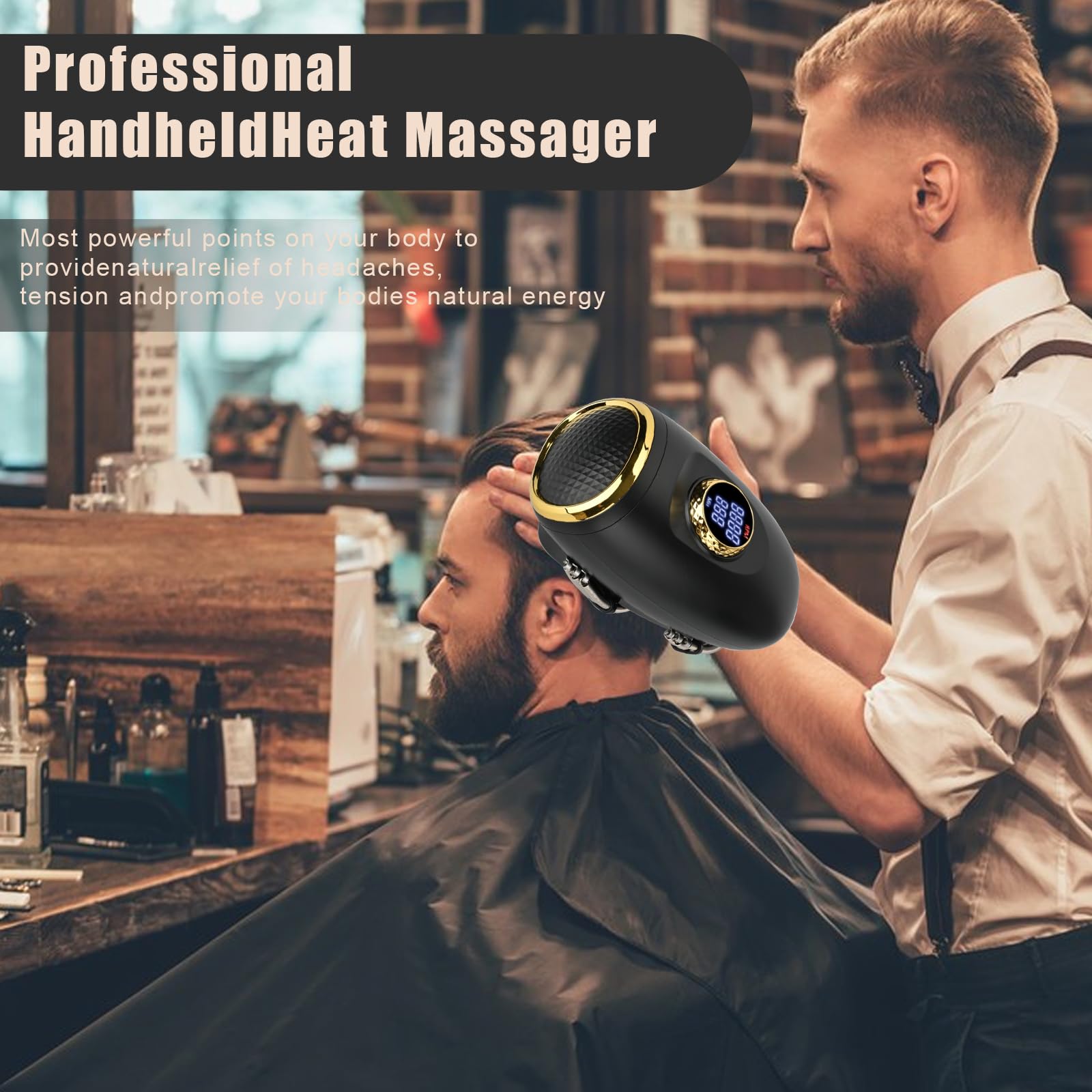 Professionelles Haarschnitt-Massagegerät/Schnurloses Handmassagegerät, Vibration