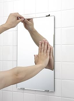 Amazon.co.jp: 東プレ お風呂鏡 交換用鏡 約縦36.3×横30.3cm 厚