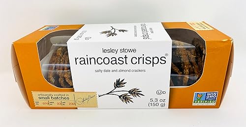 Miniatura 4 de Raincoast Crisps Variedad de Lesley Stowe – Galletas de arándanos y almendras | Dátiles salados y almendras | Romero y nuez incluido con kit