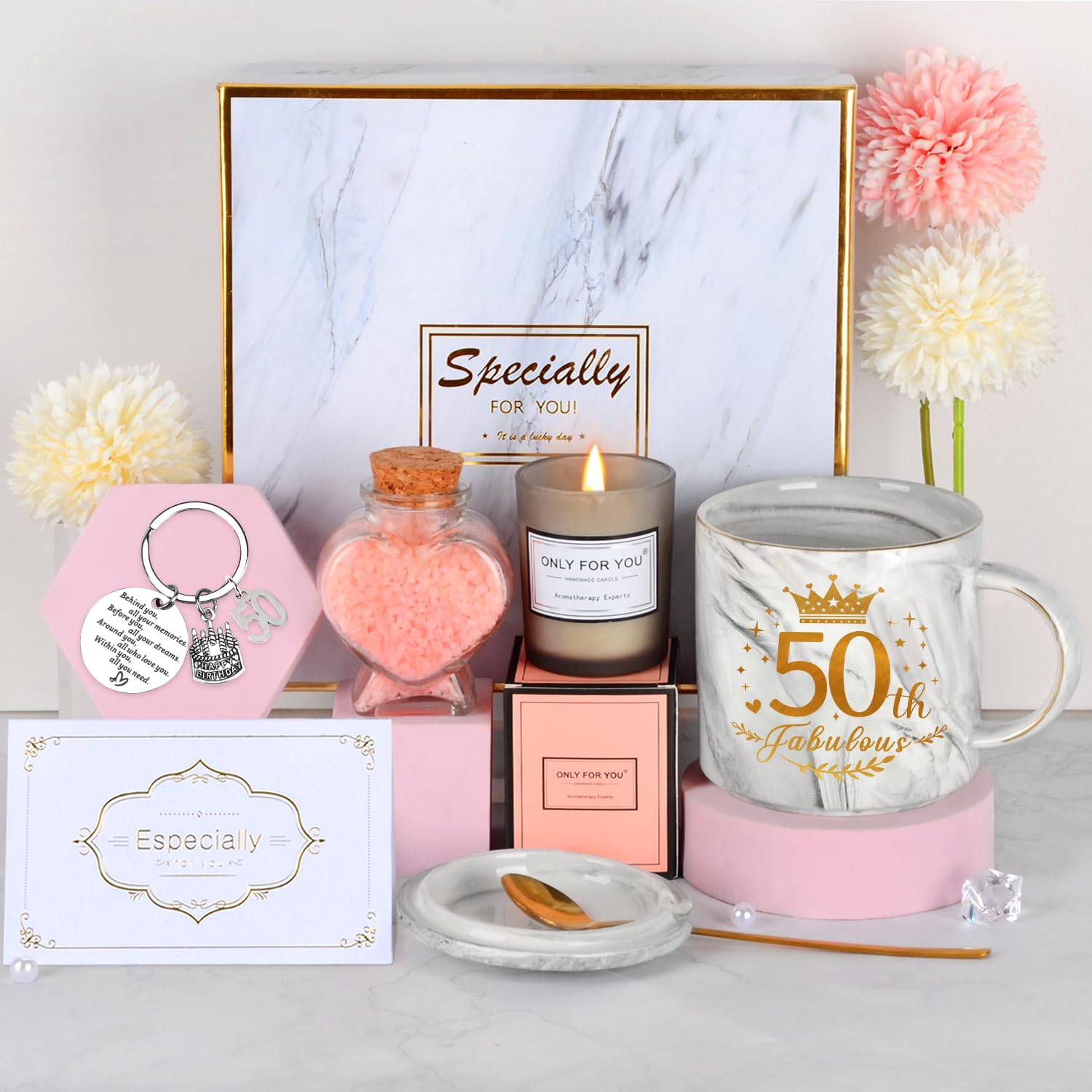 Joymaking Regalo di compleanno per donne, tazza da caffè migliore amica, regalo di compleanno, Natale, idee regalo personali per fidanzata – You Are Awesome, tazza da 400 ml con confezione regalo