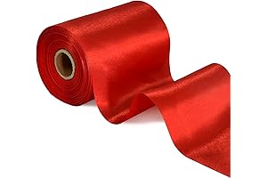 TONIFUL Red Satin Ribbon | Embellish Your Events and Creations in Style