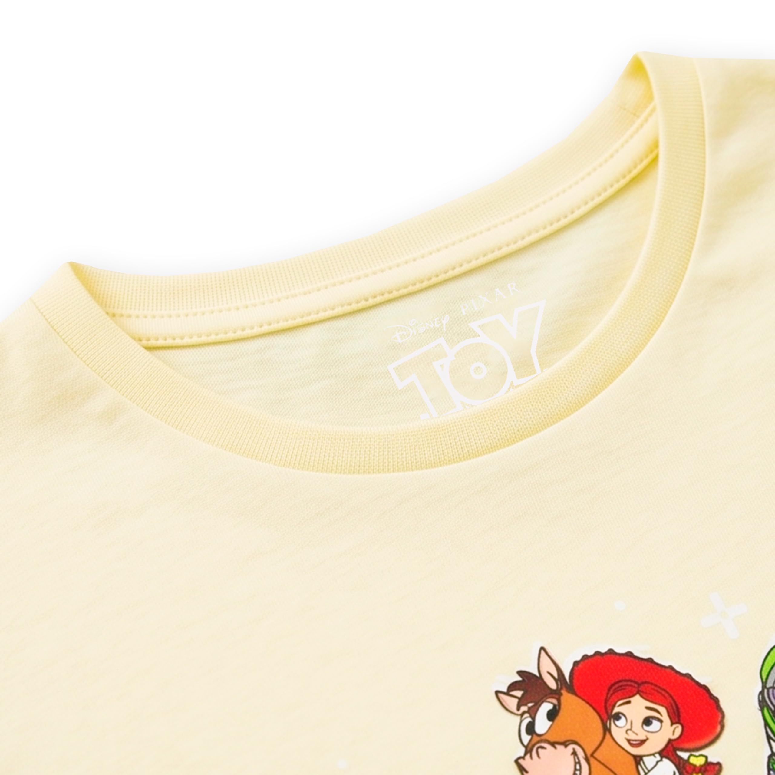 Disney Toy Story Camiseta Niña, Jessie, Woody, Buzz Lightyear y Bullseye Top Niña, Manga Corta Ropa Niños
