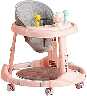 Andador De Bebê Infantil, Andador De Aprendizagem Sentado Para Ficar Em Pé, Andador De Bebê Com Rodas, Trampolim Destacável, Andador De Atividades Com Brinquedos, Andador De Bebê Ajustável Para Me