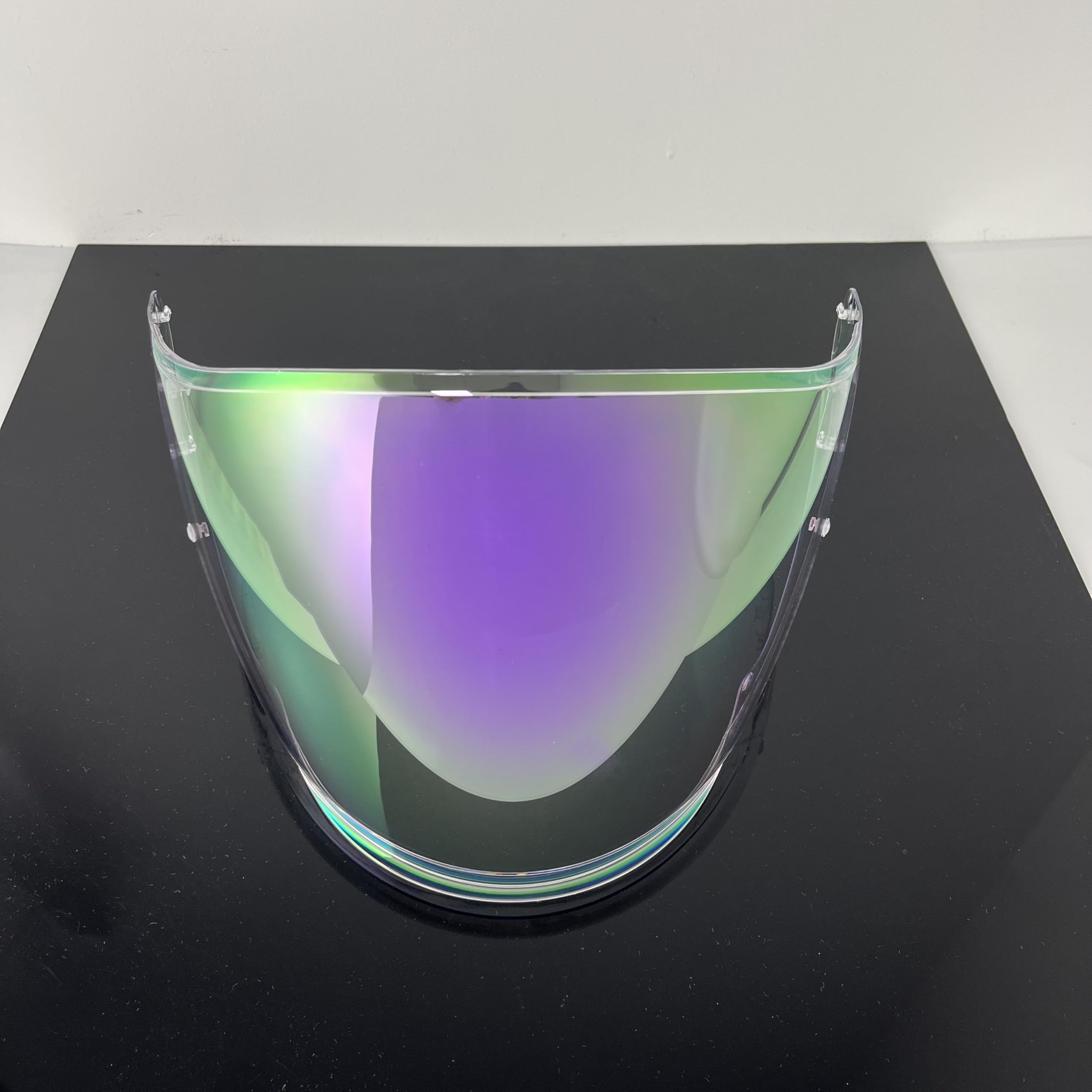 Motorcycle Helmet Visor for J-Cruise 1 J-Cruise 2 J-Force 4 CJ-2,Open Face Replacement Helmet Visor (Revo Clear Purple-day and night)