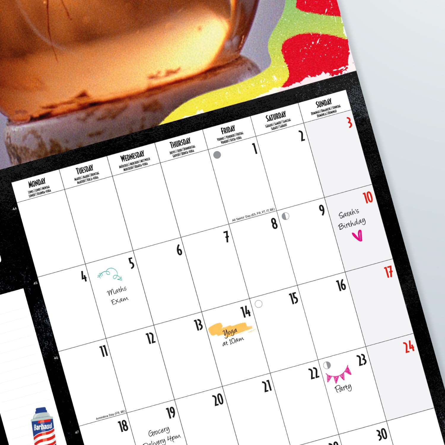 Grupo Erik Jurassic Park Wall Calendar 2024 12" x 12", Klein - Image 4