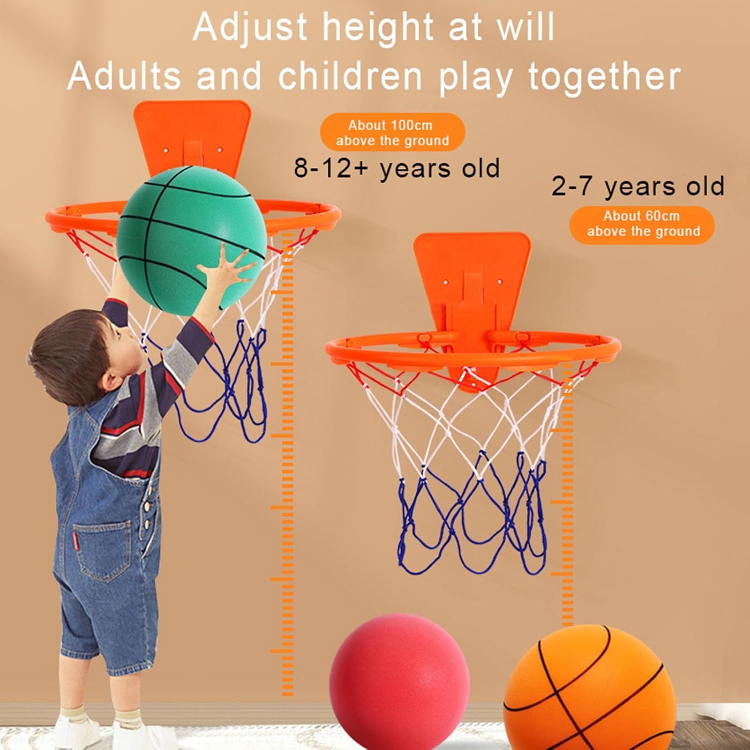 Baden BBM-2467A-P24 Stanford Cardinal Mini Hoop and Ball Set