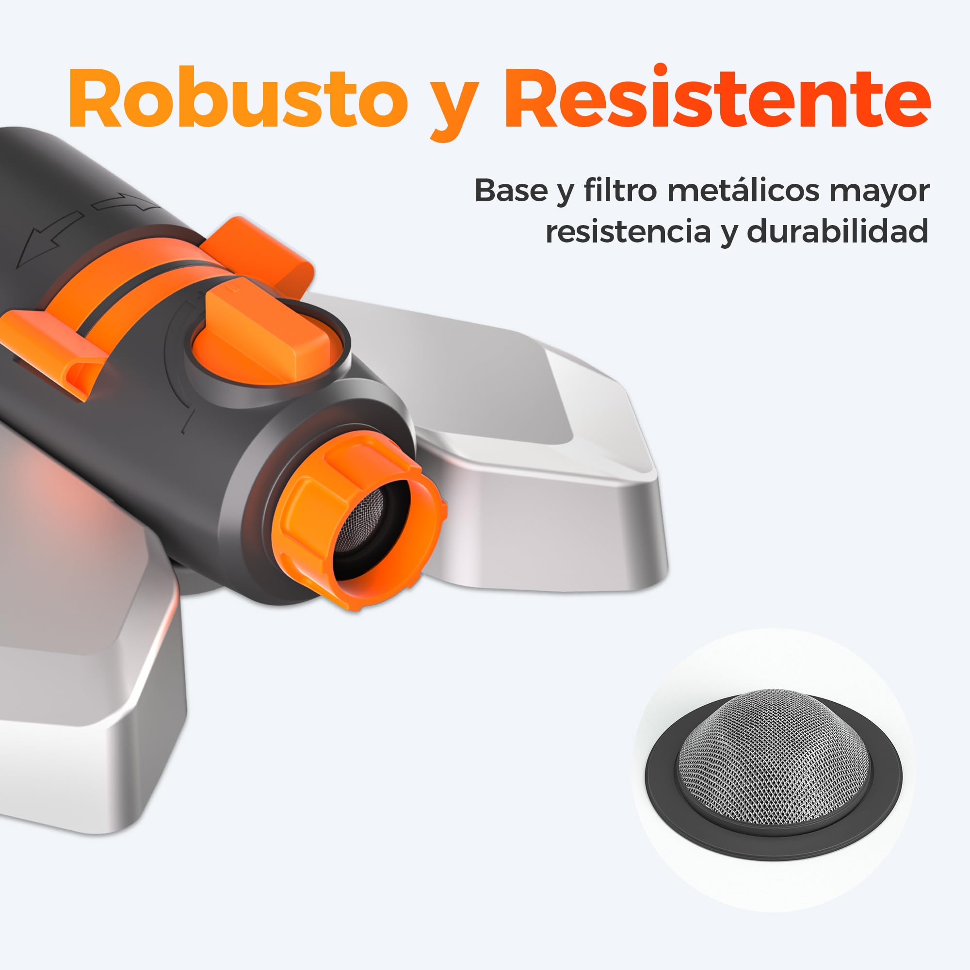 Diivoo Aspersor Oscilante para Césped con Base Metálica, 17 Boquillas