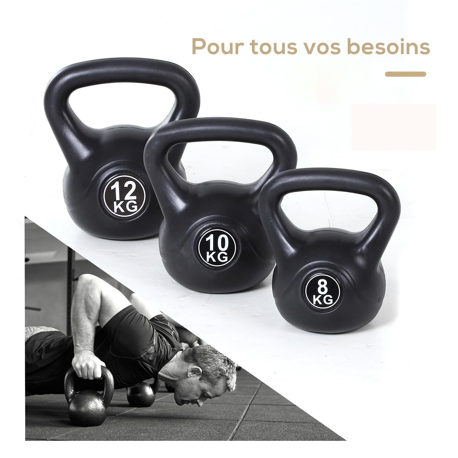 Touch Soft Kettlebell pesi per il sollevamento pesi condizionata forza e core al Touch Soft Kettlebell pesi per il sollevamento pesi condizionata forza e core al