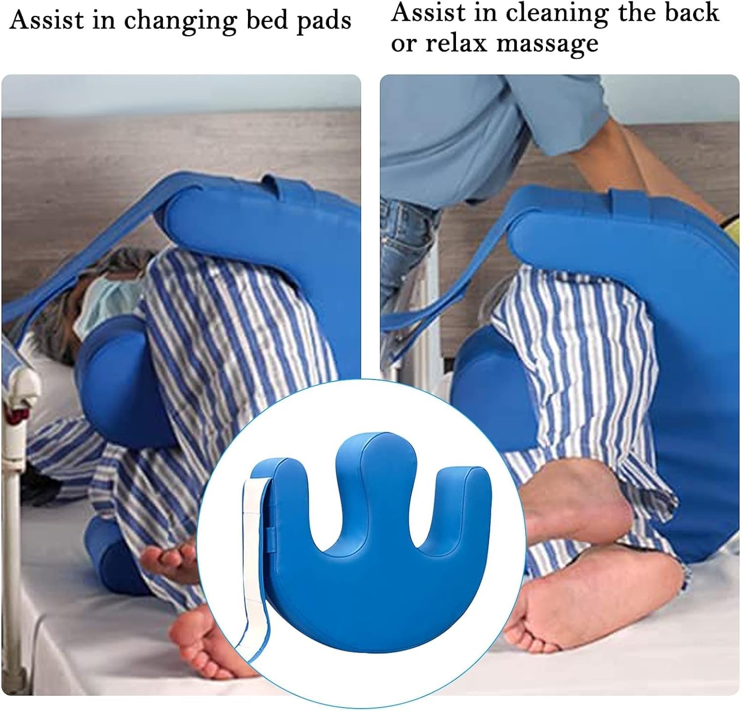 DaoGeSir Dispositivo Di Rotazione Del Paziente Per Riposo A Letto, Cuscino Rotazione Anziani Cuscino Antidecubito Letto Impermeabile Turn Over Aid Multifunzionale Allettati Cuscino Rotante