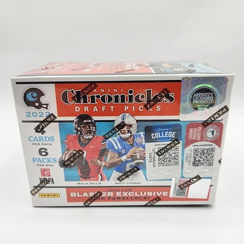 Miniatura 4 de Panini Chronicles Draft Picks Football BLASTER caja 2022 (6 unidades/bx)