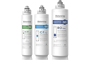 Waterdrop FS-G3-150 Replacement Filter Set for FS-Series Reverse Osmosis Systems