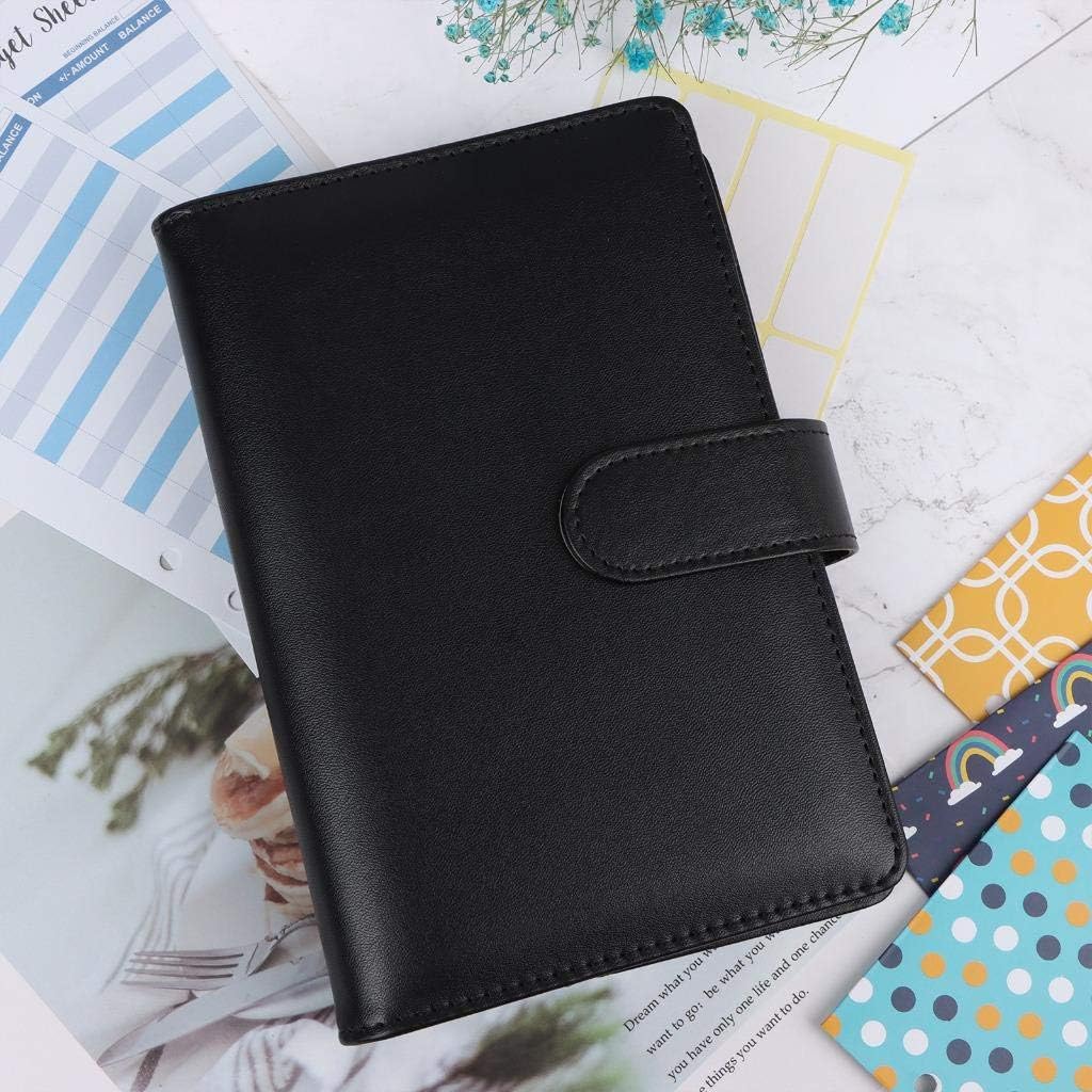 Xgood 28 Pieces PU Leather Budget Planner Organizer Binder Cash Envelope System for Budgeting Envelopes 12 Patterns Budget Money Envelopes, 12 Expense Budget Sheets with 24 Labels for Bill Planner: Home & Kitchen
