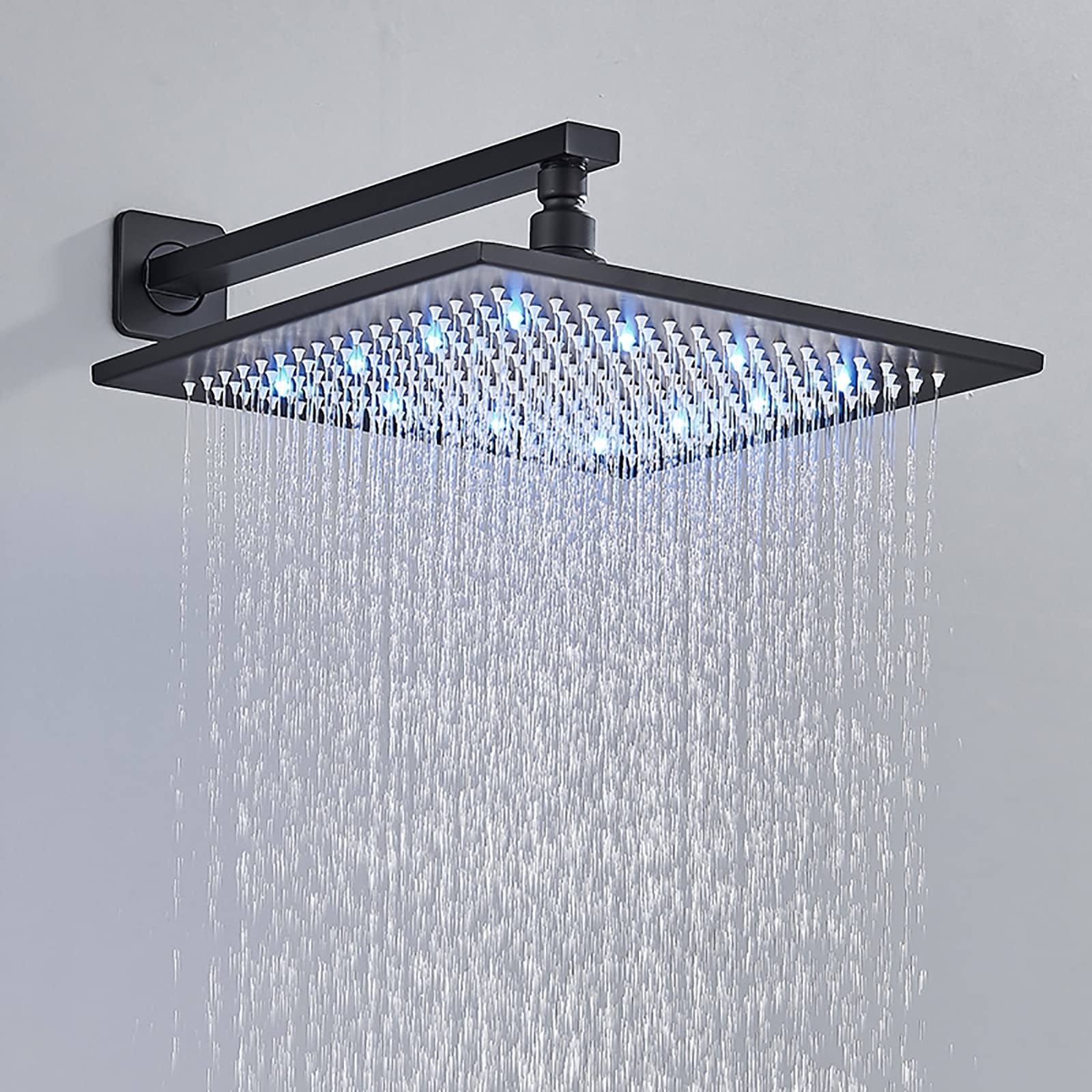 Rubinetto Miscelatore Monocomando Doccia Incasso Bagno, Nero Opaco - Foto 8