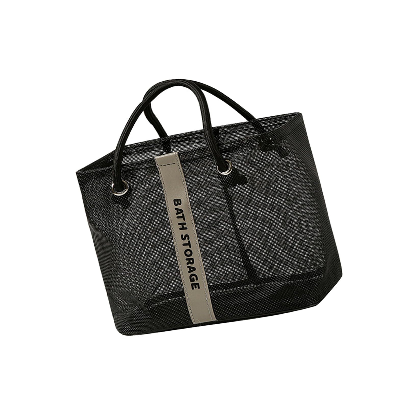 Kelisdi Shower Bag Portable Bathroom Organizers with Handle Meshes Toiletry Bag for Travel Gym Dorm Bathroom Shower