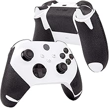 Controller Grips Compatible with Xbox Series X/S, Anti-Slip, Sweat-Absorbent, Textured Skin kit, for Xbox Controllers Handle Grips, Buttons, Triggers (Pro Version - Black)