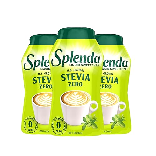 Miniatura 8 de Splenda- Stevia líquida endulzante en gotas con cero calorías e infusionada con cafeína