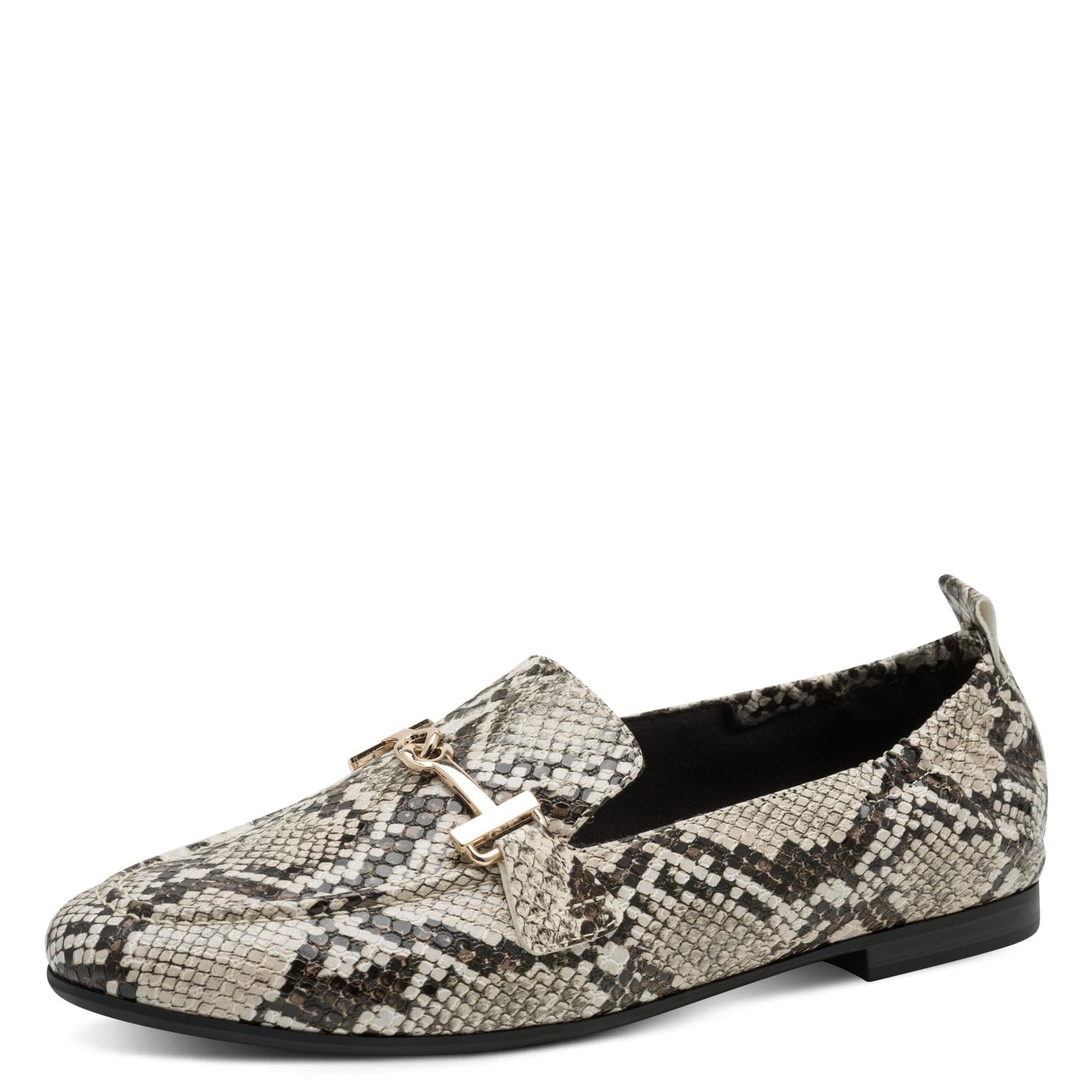 MARCO TOZZI women's loafers soft Feel Me footbed soft lining stylish, beige (CREAM/STR.), 6 UK