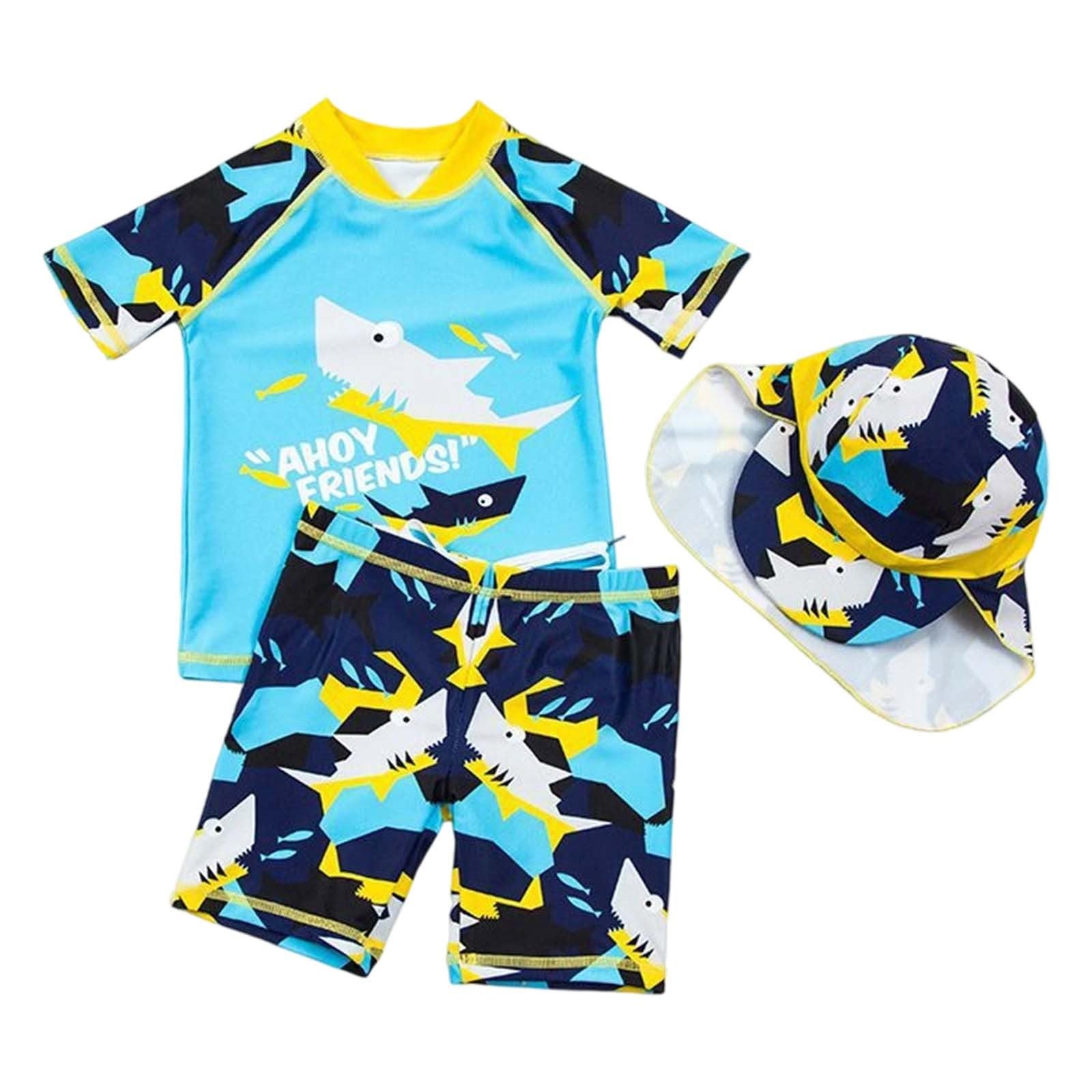 Maillot de bain anti UV pour garçon de 5 à 16 ans