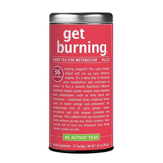 The Republic of Tea Be Active Get Burning Tea, 36 Tea Bags