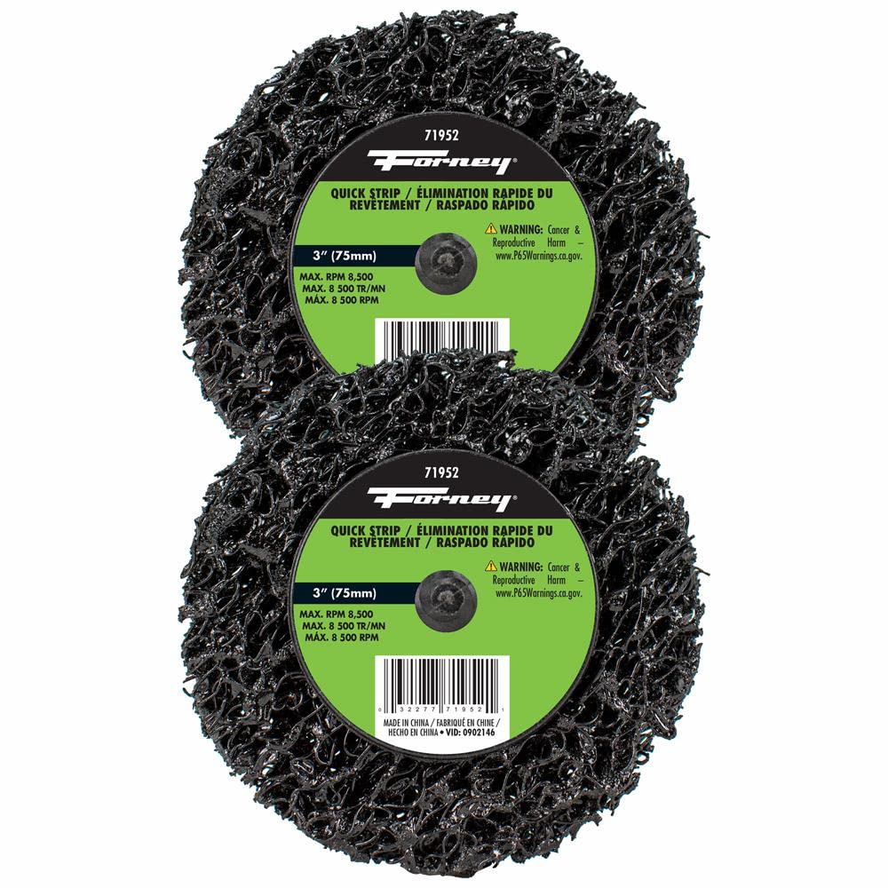 Quick Change Stripping Disc, 3" (2-Pack of Forney 71952)