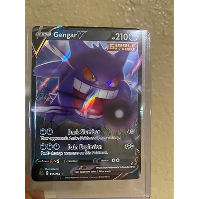 Pok&eacute;mon Buy Gengar V - 156/264 - Ultra Rare Online India | Ubuy