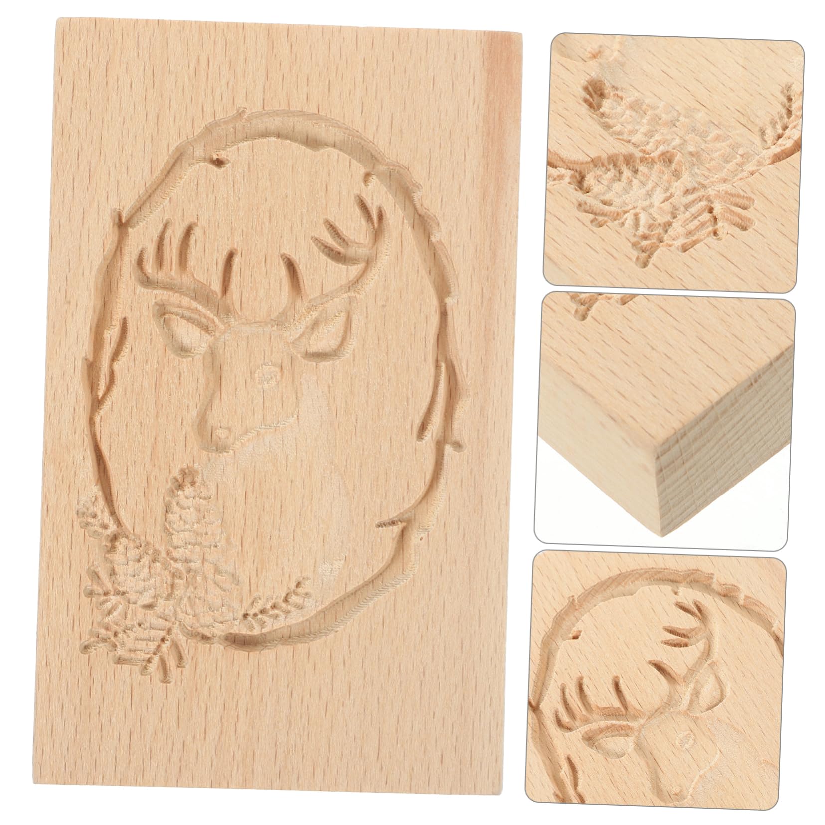 Keksausstecher, Keksformen aus Holz, Kekse, Keksausstecher, Rentier-Keks, Elch-Keksformen, Gebäck, Schokolade, Weihnachtskekse