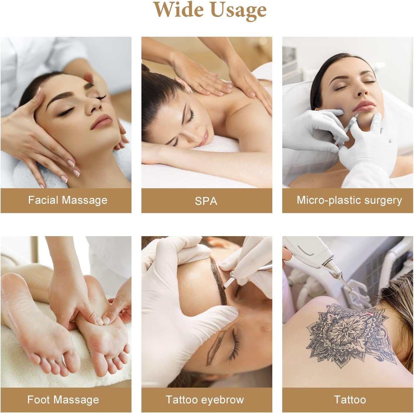 Hydraulische Massageliege für Kosmetik Tattoo | Multifunktionaler Gesichtsbett Massagetisch als professionelle Schönheitsausstattung