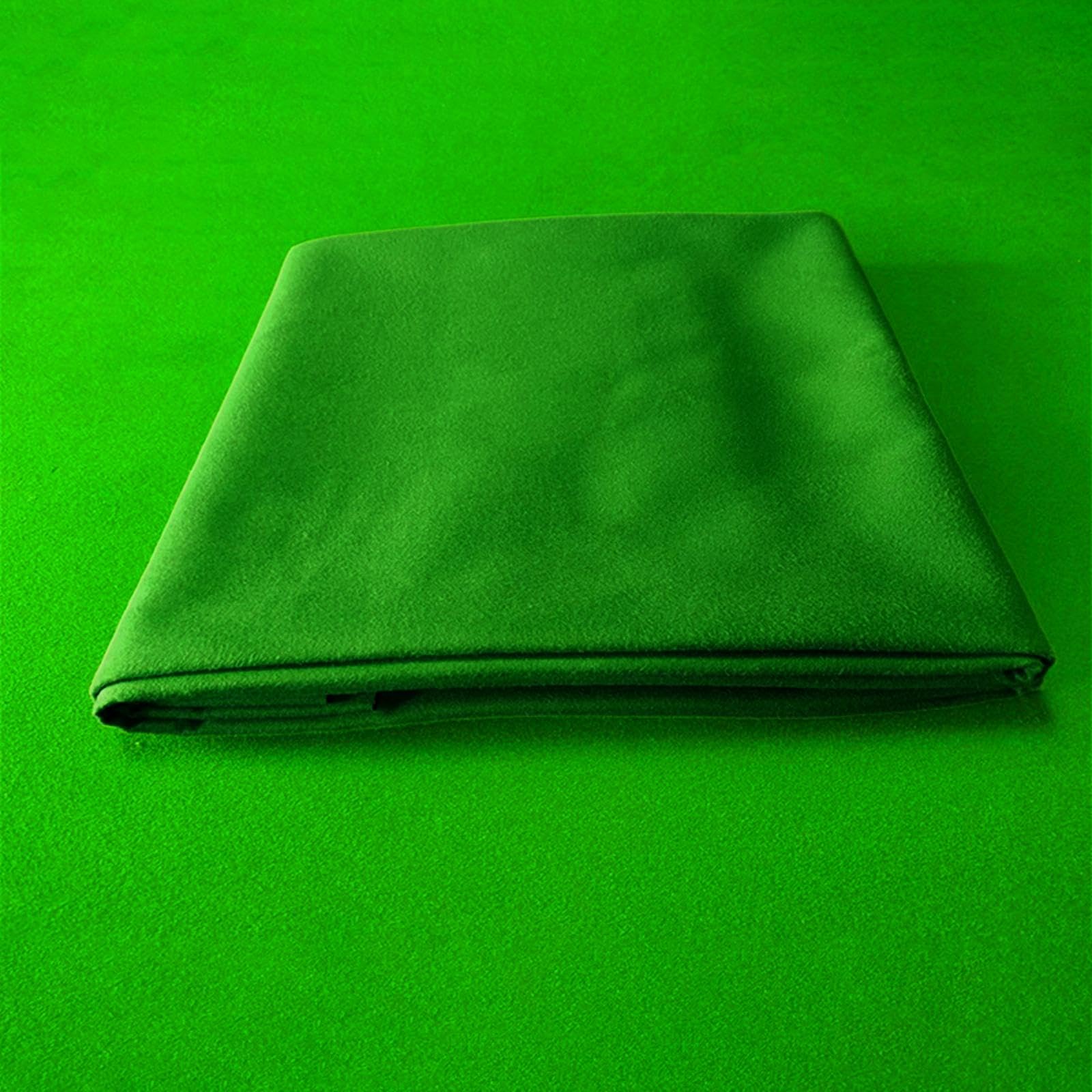 LOVIVER Panno per Tavolo da Biliardo, Verde, Robusto, Versatile, 9 Piedi x 5 Piedi, Accessori da Regalo, Kit di Ricambio per Tavolo da Biliardo per Sala, Tessuto Senza Bordi