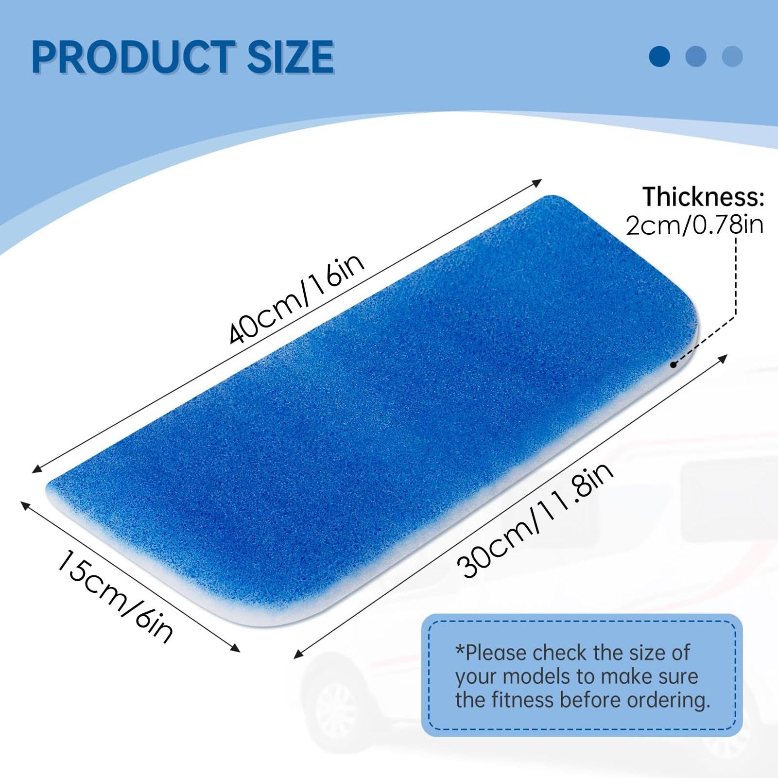 Filtri AC Ricambio Per Condizionatore Camper - RV Air Cleaner - 4 Pezzi Da 41,9x15,2x1,9 Cm - Facili Da Installare, MERV 6