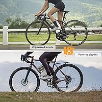 Vista 4 de Kit de motor de bicicleta de 80 cc mejorado, kit de motor de bicicleta de 2 tiempos con computadora digital con cable, kit de motor de gasolina